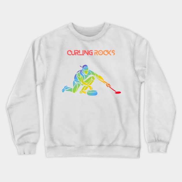 Curling rocks Crewneck Sweatshirt by smkworld